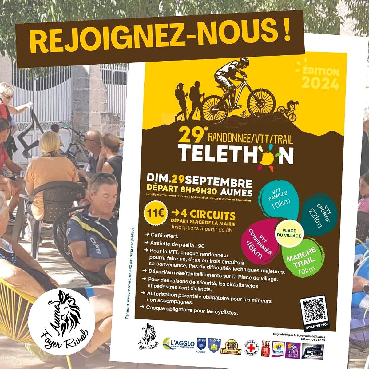 Affiche de la 29e édition, dimanche 29 septembre 2024.
