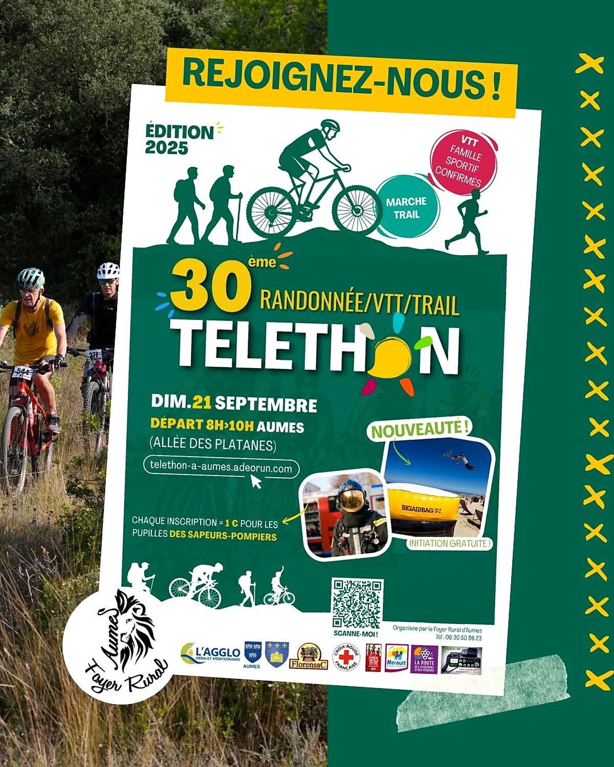 Affiche de la 30e édition, dimanche 21 septembre 2025.