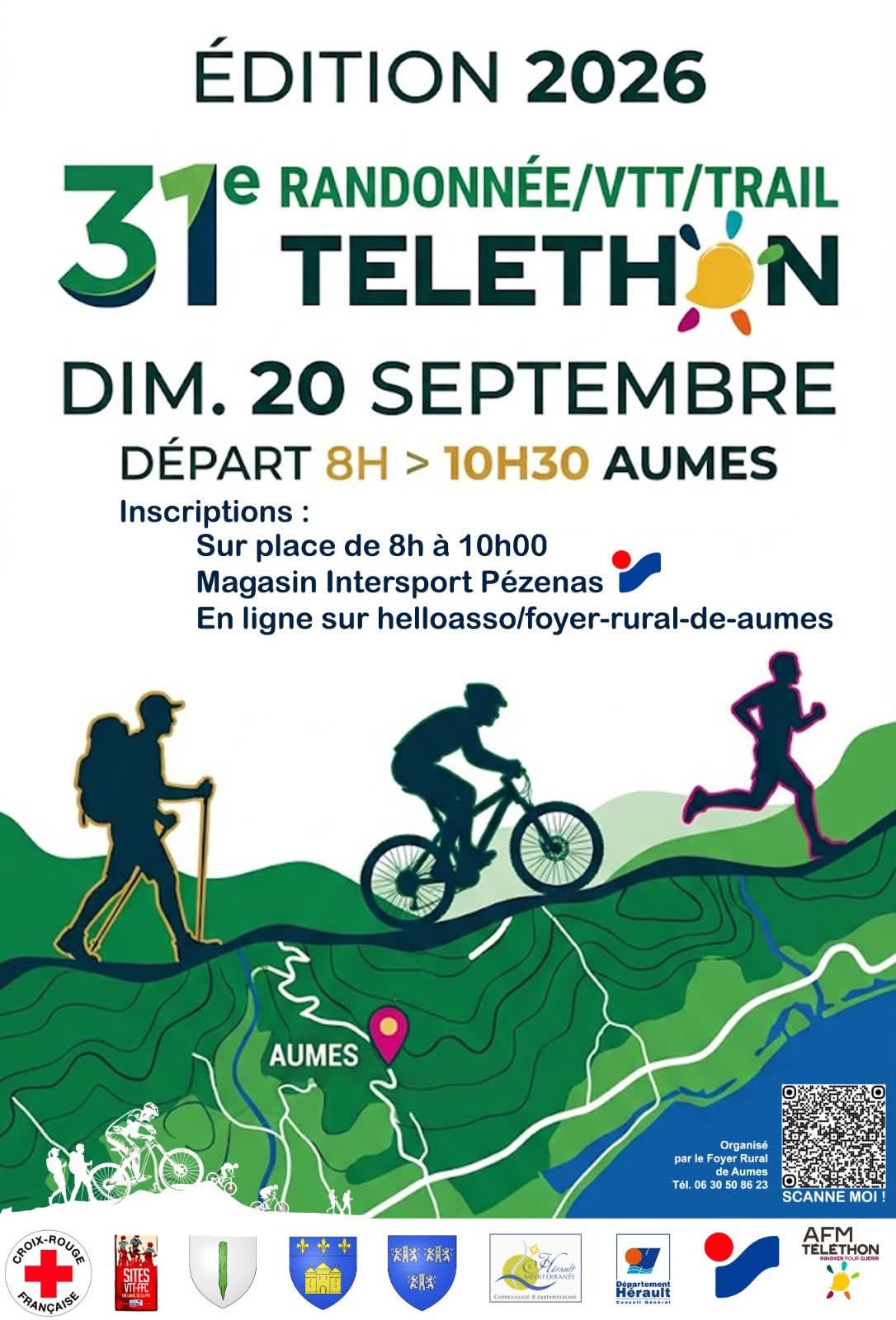 Affiche de la 31e édition, dimanche 20 septembre 2026.